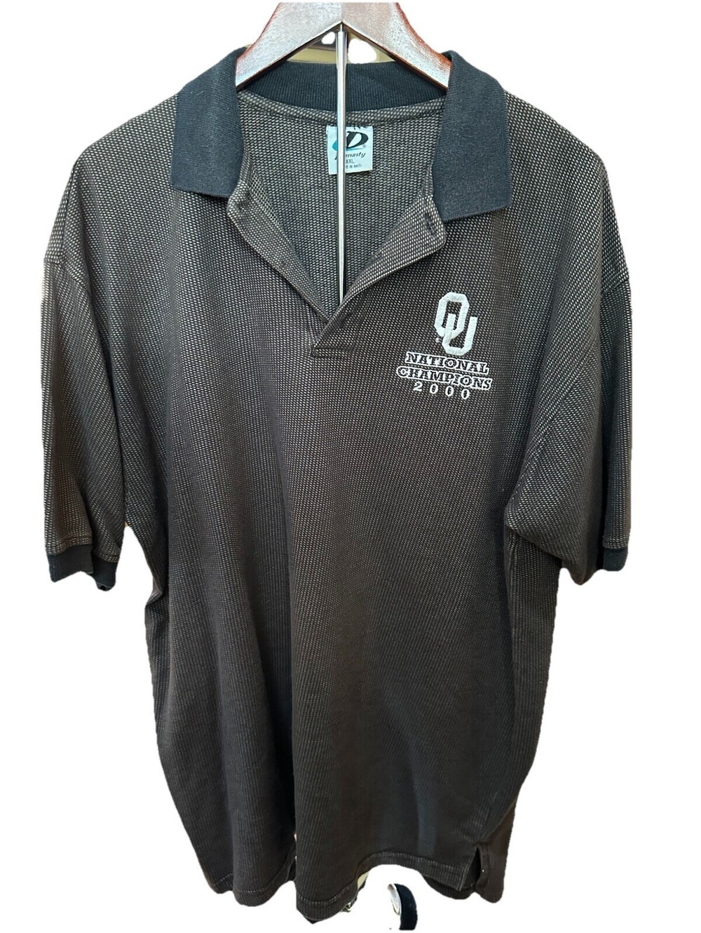 OU Sooners Polo Shirt XXL National Champions 2000 Oklahoma NCAA Mens